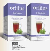 Orijins Rooibos Allergy/Hay Fever Teas 20 Teabags 11470-For 2