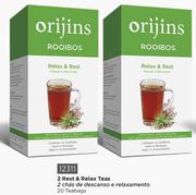 Orijins Rooibos Rest & Relax Teas 20 Teabags 12311-For 2