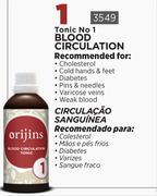 Orijins Tonic No.1 For Blood Circulation 3549-Each