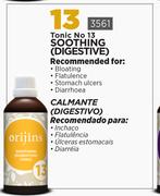 Orijins Tonic No.13 For Soothing (Digestive) 3561-Each