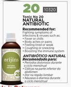 Orijins Tonic No.20 For Natural Antibiotic 10320-Each