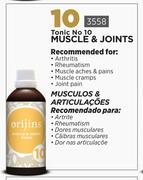 Orijins Tonic No 10 For Muscle & Joints 3558-Each