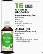 Orijins Tonic No 16 Alkaline 9140-Each