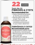 Orijins Tonic No 22 Fibroids & Cysts 10493-Each