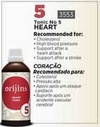 Orijins Tonic No.5 For Heart 3553-Each