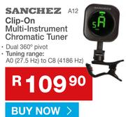 Sanchez Clip On Multi Instrument Chromatic Tuner A12