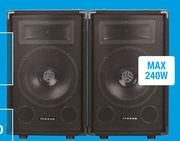 Jebson 8 Inch DJ/PA Speakers (Pair) SH8
