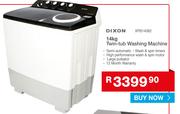 Dixon 14Kg Twin Tub Washing Machine XPB14082