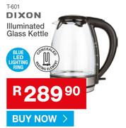 Dixon Illuminated Glass Kettle T-601