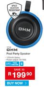 OHM Pool Party Speaker YF36