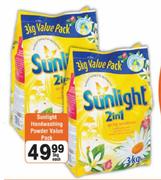 Sunlight Handwashing Powder Value Pack-3Kg Each