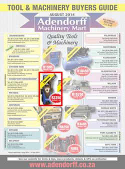 Adendorff Machinery Mart (1 Aug - 31 Aug 2014), page 1
