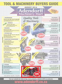 Adendorff Machinery Mart (1 Aug - 31 Aug 2014), page 1