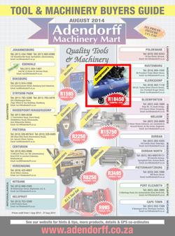 Adendorff Machinery Mart (1 Aug - 31 Aug 2014), page 1