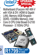 Intel Motherboard, Memory, Core i3 CPU