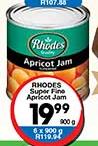 Rhodes Super Fine Apricot Jam-900g