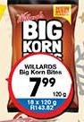 Willards Big Korn Bites-120g