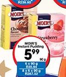 Moir's Instant Pudding-90g Each