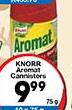 Knorr Aromat Canisters-10x75g