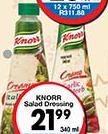 Knorr Salad Dressing-4x5x340ml