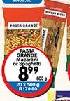 Pasta Grande Macaroni/Spaghetti-500g Each