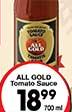 All Gold Tomato Sauce-700g