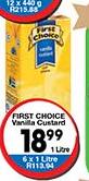 First Choice Vanilla Custard-1Ltr