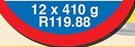 Rhodes Sweetcorn Or Whole Kernel Corn-12x410g