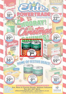 Elite Cash and Carry : Christmas Savings (13 Dec 2017 - 7 Jan 2018, page 1