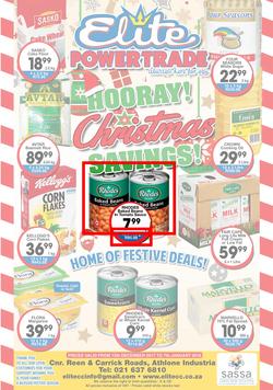 Elite Cash and Carry : Christmas Savings (13 Dec 2017 - 7 Jan 2018, page 1