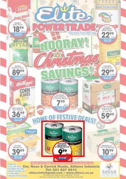 Elite Cash and Carry : Christmas Savings (13 Dec 2017 - 7 Jan 2018, page 1