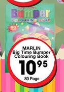 Marlin Big Time Bumper Colouring Book 80 Pages