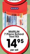 Marlin 7 Piece School Tool Kit-Per Set