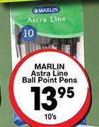 Marlin Astra Line Ball Point Pens-10's Pack