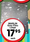 Marlin Grey Files Large-Each