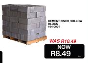 Cement 6 Inch Hollow Block 164-0001-EA