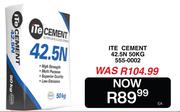 ITE Cement 42.5N 555-0002-50kg EA
