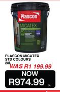 Plascon 10L Micatex STD Colours