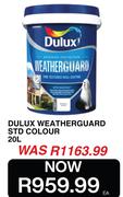 Dulux 20L Weatherguard STD Colour
