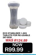 Eco Stabiliser 1.4Kg Tablets For Reusable 287-0039