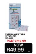 Watermaker Tabs 20 Tablets 287-0008
