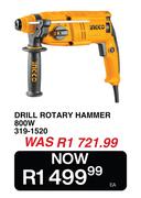 Ingco Drill Rotary Hammer 800W 319-1520