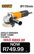 Ingco Angle Grinder 950W 115mm 319-0674