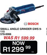 Bosch Small Angle Grinder GWS 9-115 578-0066