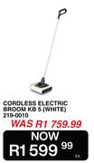 Karcher Cordless Electric Broom KB 5 (White) 219-0010