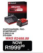 Einhell Fast Charger PXC Starter Kit 5.2Ah & 4A 510-0294