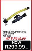 Red Rhino Fitting Pump To Tank 436-0030