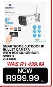 Securityvue Smarthome Outdoor IP Bullet Camera With Motion Sensor SVIPC3 204-0090