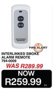 Fire Alert Interlinked Smoke Alarm Remote 794-0009