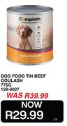 Complete Dog Food Tin Beef Goulash 129-0027-775g